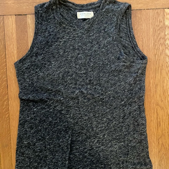 Everlane Sleeveless Sweater Heather Grey Tank | Size Small - Picture 2 of 5